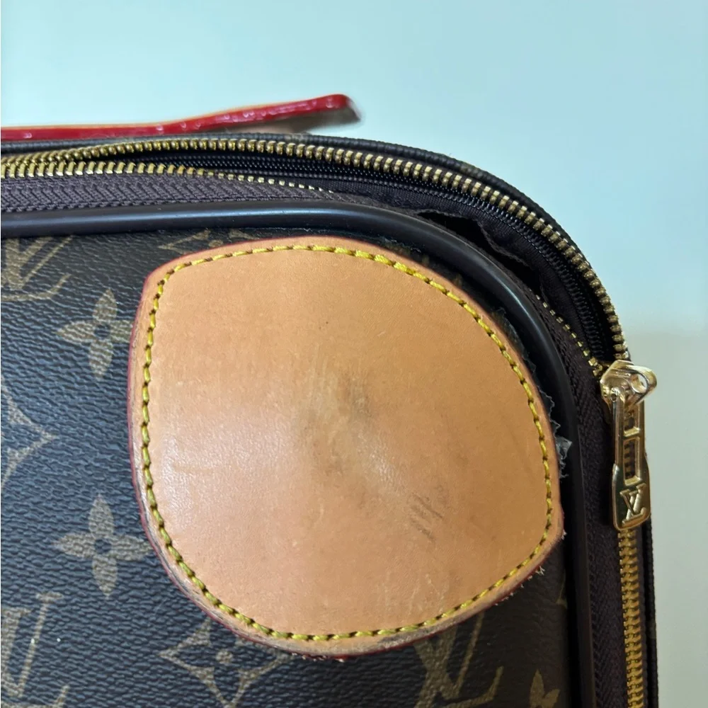 LV knockoff Brown designer Suitcase - Picture 15 of 16